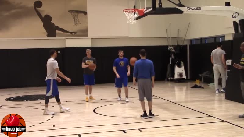 Steph Curry Shooting 3s During Workout For 1 Hour At Warriors Practice. Hoop