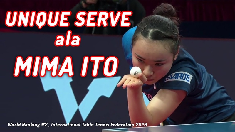 Teknik Service Unik ala MIMA ITO , , Tenis Meja Dunia