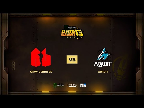 Army Geniuses vs Adroit, Monster Energy DOTA Summit 13 Online: SEA, bo2, game 2 Lex