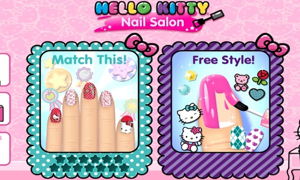 Game For Kids Hello Kitty Nail Salon App