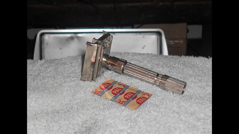 Gillette Fat Boy Razor 1961 TTO Adjustable All Original Nickel Plated G2