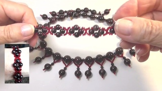 ГРАНАТ. Украшения из НАТУРАЛЬНЫХ камней. Jewelry made of natural stones. Равиля Рукодельница