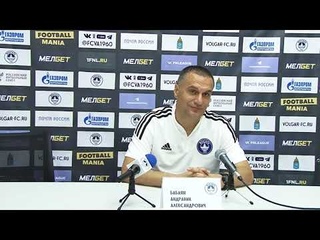 Пресс-конференция Андраника Бабаяна и Артёма Горлова  |  Волгарь - Енисей.