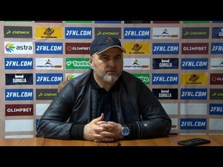 Комментарий старшего тренера ФК Легион Динамо Ахмада Магомедкамилова
