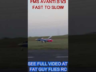 FMS Avanti V3 70mm MORNING SPEED TEST/ KM MODELS AFTERBURNER by FGFRC