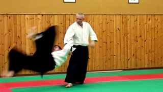 Stéphane Benedetti - Aikido Seminar in Trieste,  2003: Yokomen-uchi