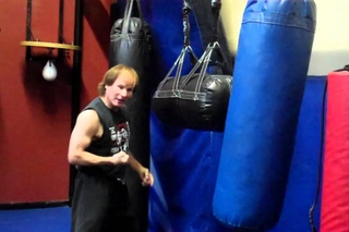 Sensei Benny “The Jet“ Urquidez teaches “how to use the bags“