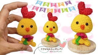 How to Crochet a Chicken  Baby Chicken amigurumi Tutorial  Crochet Easter Chick Amigurumi Tutorial