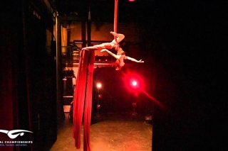 Megumi Yamada. 2015 Women’s Silks U.S. Aerial Competitor.