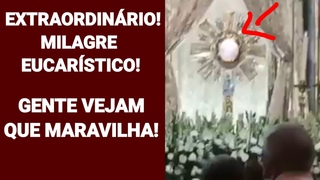 Extraordinário Milagre Eucarístico! Gente Vejam Que Maravilha.