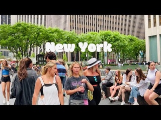 [4K]🇺🇸NYC Summer Walk🗽Radio City, Times Square & Madison Square Park in Manhattan | June 2022