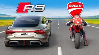 Кто победит в заезде:  AUDI RS против или же DUCATI