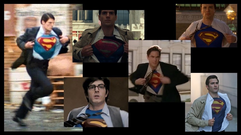 Superman CLARK changes into