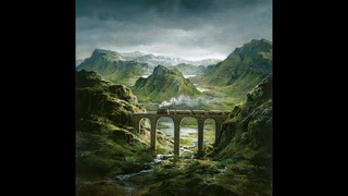 ’’ON THE RIGHT TRACK’’ by Akiane (Afternoon Art Series)