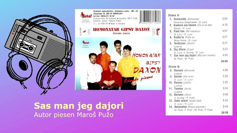 GIPSY DAXON Homonatar, Sas man jeg dajori, Maroš Pužo, gipsy song, vydavateľ