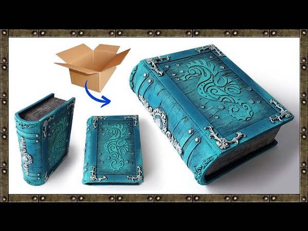 Idéia de CAIXA LIVRO estilo MARÍ TIMO, DIY Cavalo