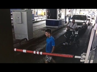 Чудо-байкер на М3 под Калугой