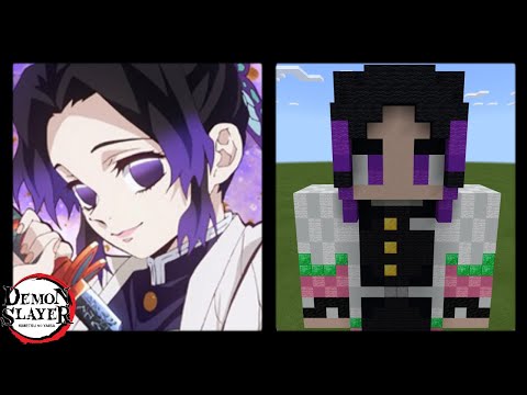 Minecraft, Shinobu Kocho Skin Statue, Demon