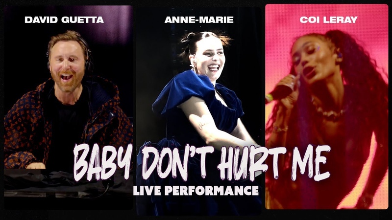 David Guetta, Anne Marie, Coi Leray Baby Don t Hurt Me ( Live Performance