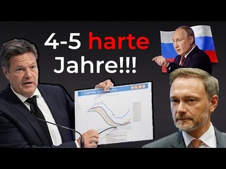 Habeck sieht Gaskatastrophe und Wirtschaftskrise kommen!