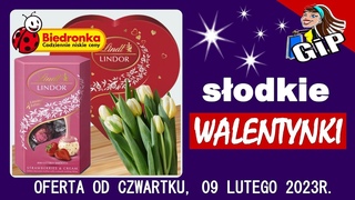 BIEDRONKA | Oferta od Czwartku  | Sodkie Walentynki