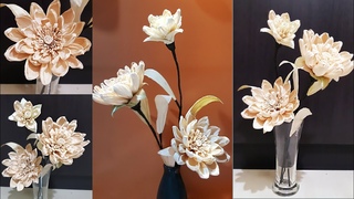 Bunga cantik dari Klobot / Kulit jagung ternyata punya nilai jual tinggi , Yuk bikin sendiri