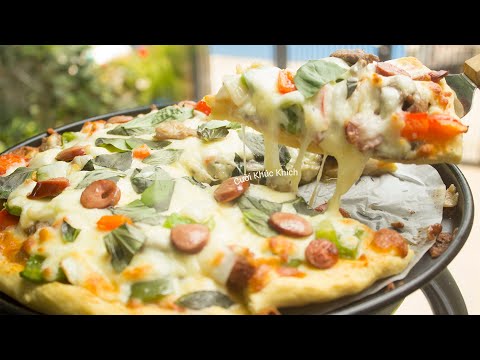 4 BƯỚ C LÀ M PIZZA BÒ PHÔ MAI DỄ THÀ NH CÔ NG TẠ I NHÀ