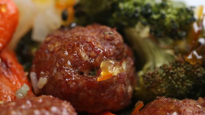 Orange Glazed Meatballs And