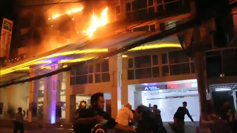Пожар в отеле Holiday Inn в