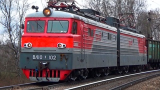“Белые мухи в кадре!“ Тифон Т9 на электровозе ВЛ10У-102 с грузовым поездом