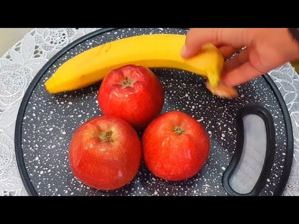 Просят готовить каждый день БАНАН, 2 ЯБЛОКО и сахар.
