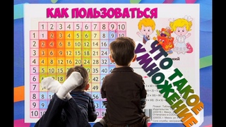 Как ПОЛЬЗОВАТЬСЯ таблицей умножения и что такое умножение