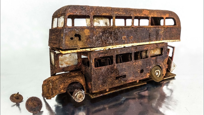 Double decker bus Restoration Rusty Abandoned