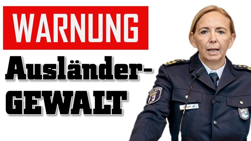 WARNUNG vor Ausländergewalt: Polizeipräsidentin ist besorgt um