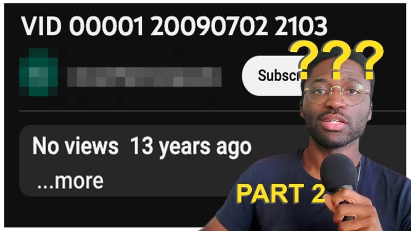 I mapped out You Tubes Recycle Bin ( Vids w, 0 views no titles) Part