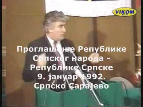Srpsko Sarajevo: 9. januar 1992. Proglasenje Republike Srpskog naroda Republike