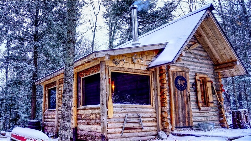 First Snow of the Season, Building a Log Cabin, Timber Frame