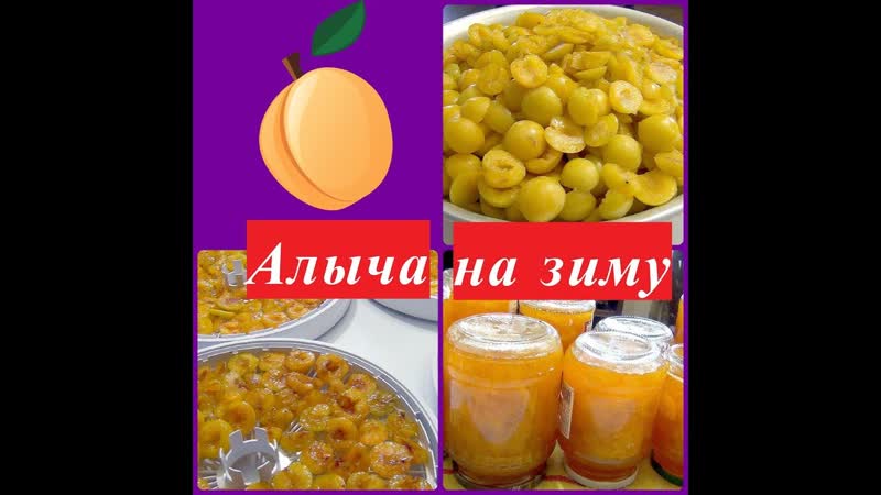 Заготовки из алычи на