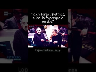 La profezia di Marchionne sulle auto elettriche!