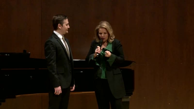 Renee Fleming Master Class, February 13, 2014 Miles Mykkanen and Dimitri