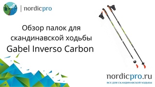 Gabel Inverso Carbon премиум палки с вариатором высоты от 105 до 130 см