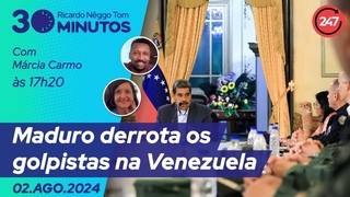 30 minutos, com Ricardo Nggo Tom - Maduro derrota os golpistas na Venezuela