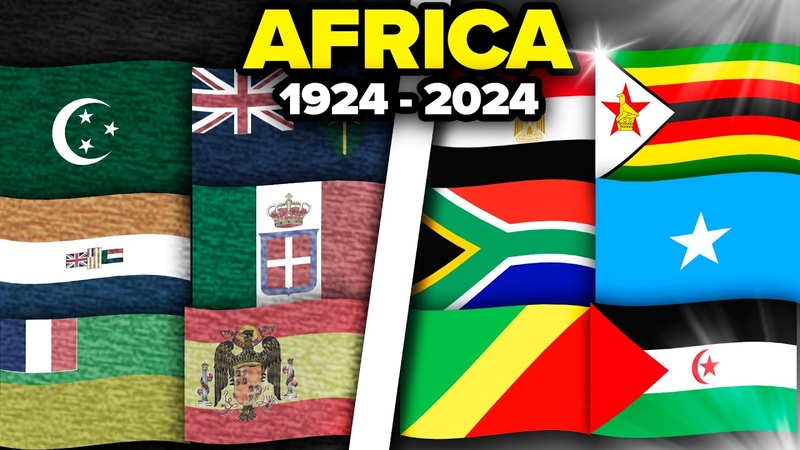 Evolution of ALL African Flags Over Last 100 Years (1924