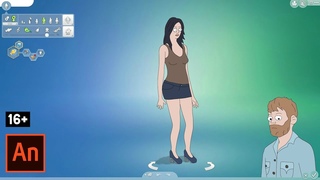 Персонажи из Sims 4 для мультфильма в Adobe Animate