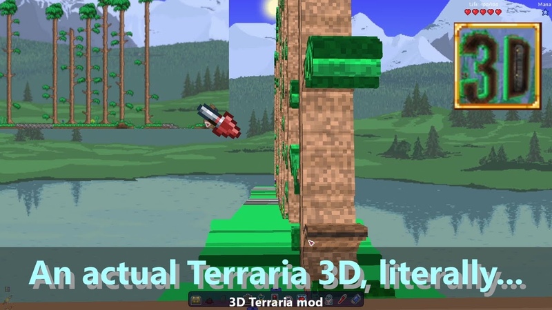 Terraria in First Person View POV: Youre playing the Cursed 3