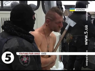 Побитий Беркутом козак живе на #вромайдан'і