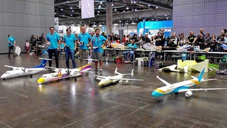 4 HUGE RC LIGHTWEIGHT AIRLINER !!! GIGANTIC INDOOR RC FLIGHT SHOW !!! STUNNING AMAZING INCREDIBLE