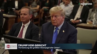 Donald Trump: Auftritt mit Killer-Blick im Gerichtssaal