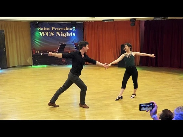 Semion Ovsiannikov Maria Elizarova Improv Demo West Coast Swing WCS Nights 2021 Teachers