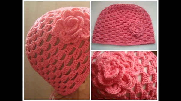 Шапочка крючком Baby Crochet Hat (eng